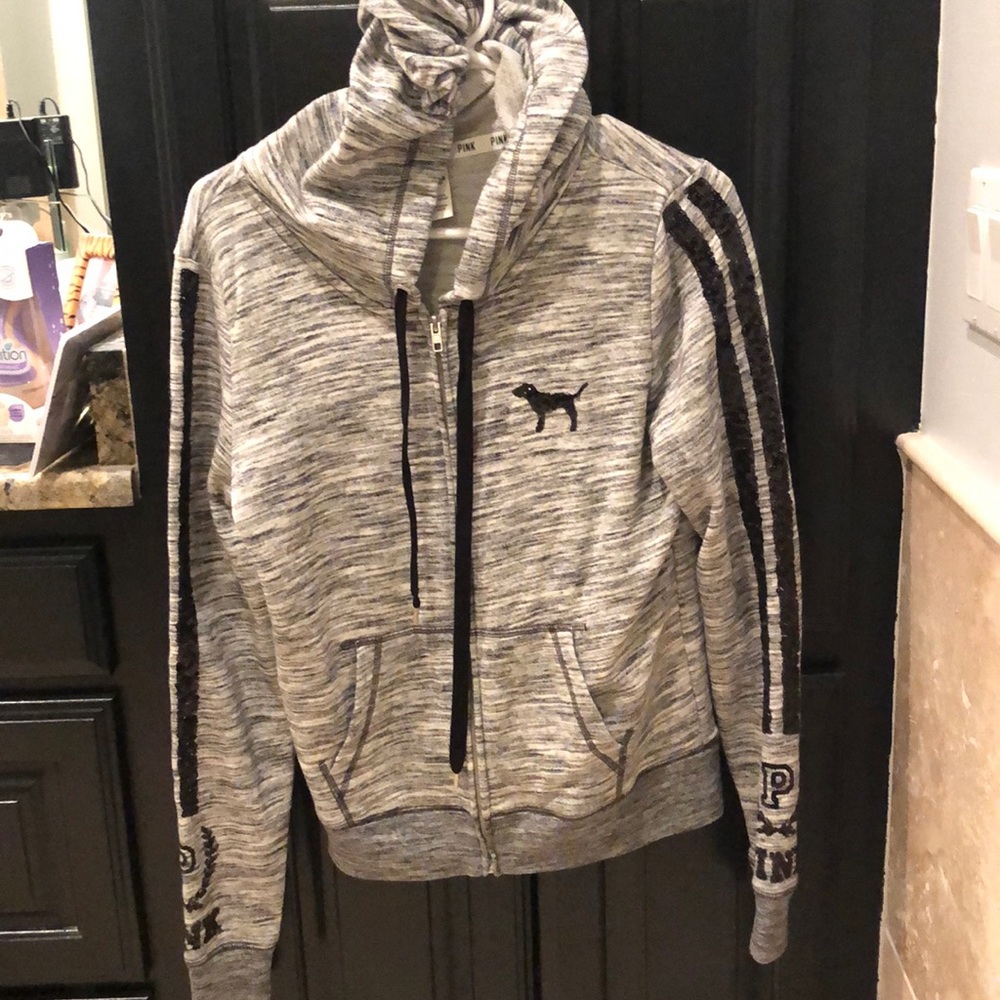 PINK zip up hoodie